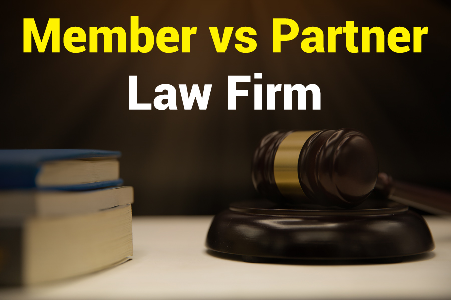 Member Vs. Partner In Law Firm