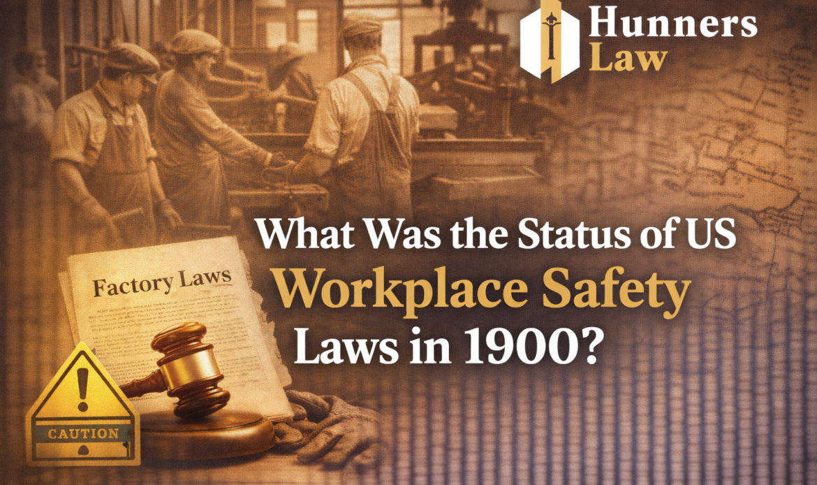 what was the status of us workplace safety laws in 1900